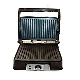 Двосторонній гриль Kingberg 1500Вт Притискний гриль Гриль з відкриттям на 180 Кухонний гриль К2, фото 2