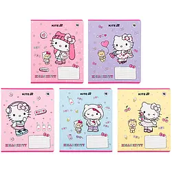 Зошит шкільний Kite Hello Kitty HK25-232-1, 12 аркушів, клітинка