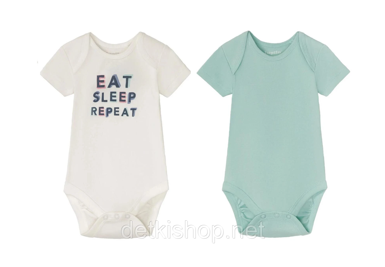 Комплект дитячі боді футболки для дівчинки Lupilu 74-80 см (6-12M)