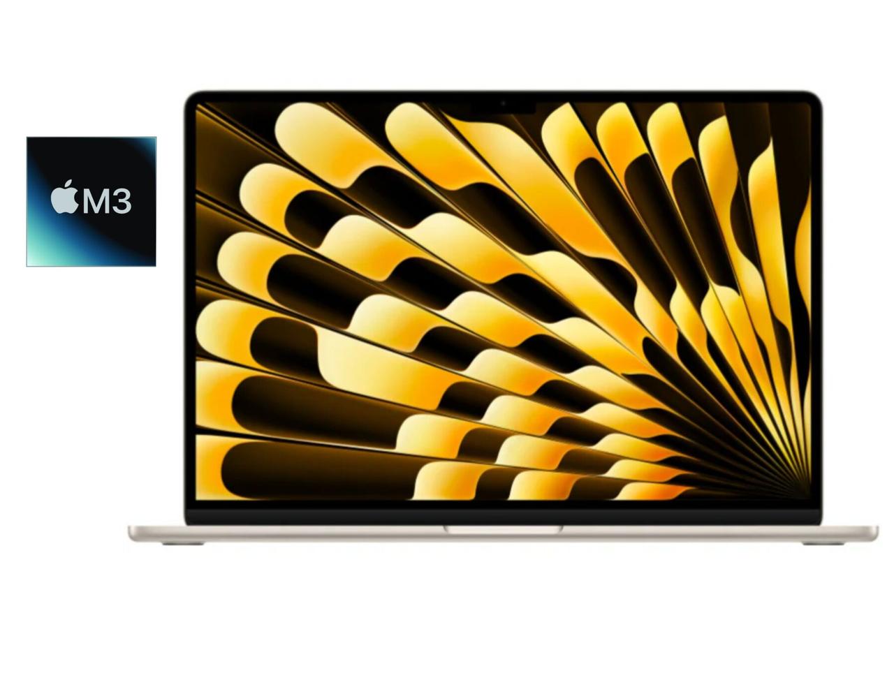 Ультрабук Б-клас Apple MacBook Air 15 M3 A3114 2024/ 15.3" (2880x1864)/ Apple M3/ 8 GB RAM/ 256 GB SSD/