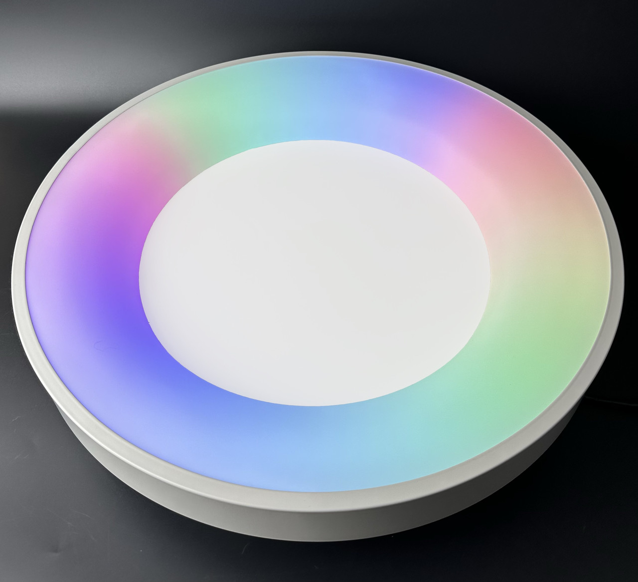 Стельова люстра з пультом RGB + біле світло (2700K-6000K) 4700Lm 72вт біла