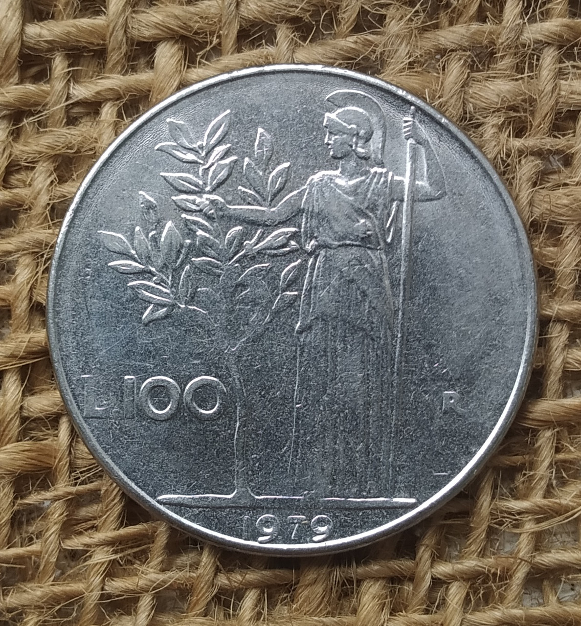 100 лiр 1979 року. Iталiя