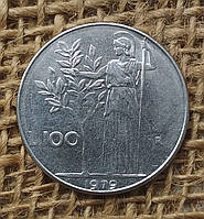 100 лiр 1979 року. Iталiя