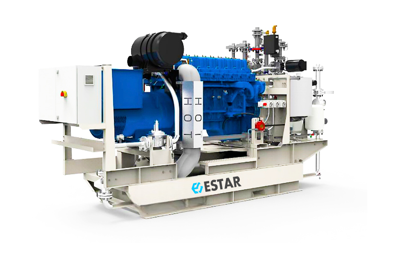 Когенераційна газова електростанція ESTAR LC690O-NG (550 кВт)