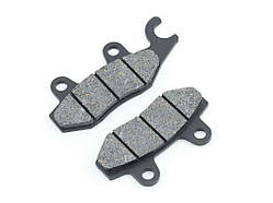 Колодки гальмівні (диск) 4T GY6 50-150 (RACE/STORM, вухо в право, чорні) арт.K-5084 ТМ ZUNA