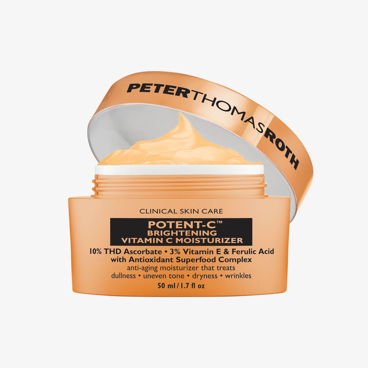 Peter Thomas Roth Potent-C Brightening Vitamin C Moisturizer 50 мл: освітлюючий крем з вітаміном C проти пігментації, фото 1