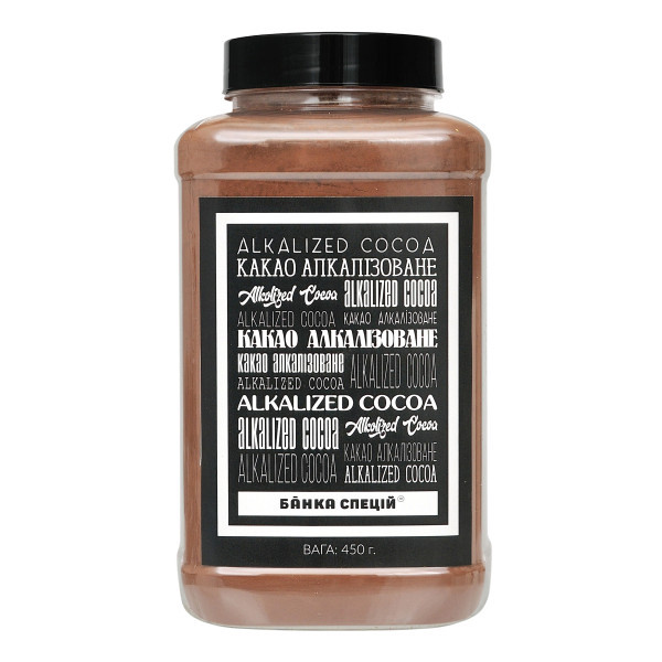Какао алкалізований, 450 г, 20 шт, фото 1