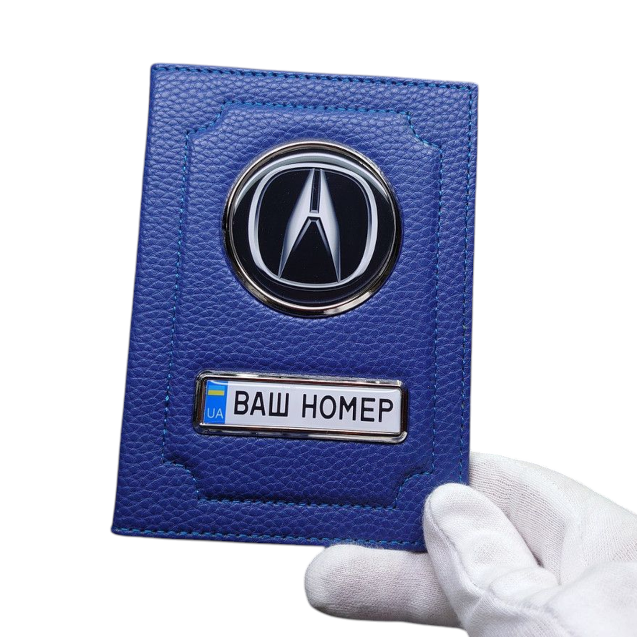 Обкладинка для автодокументів Acura, подарунок власнику Акури