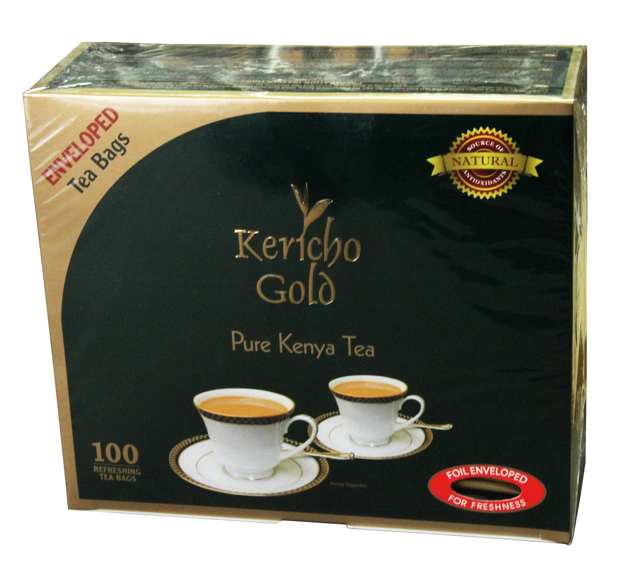Чай чорний у пакетиках (Керичо голд) Kericho Gold 100 пакетиків по 2 г