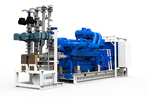 Когенераційна газова електростанція ESTAR LC1000O-NG (800 кВт)