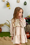 Біла сукня на дівчинку Домініка, розміри 92-116, фото 3