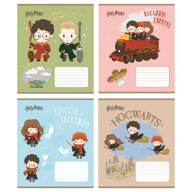 Зошит шкільний Kite Harry Potter HP25-235, 12 аркушів, коса лінія, фото 1