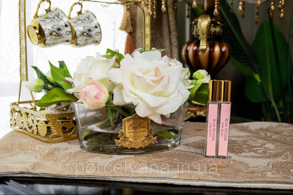 Аромадифузор Cote Noire | Luxury Range Oval - LTD Pink Blush - Рожевий рум'янець - Золото - 18 см, фото 1