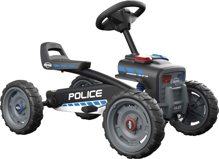 Веломобіль Berg Buzzy Police - велокарт карт педальний із звуком та світлом від 2 до 5 років, фото 1