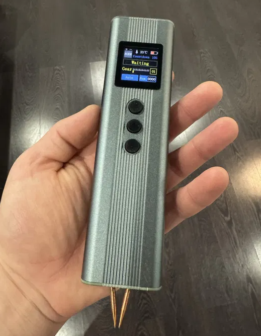 Апарат точкового зварювання АКБ Ручний з акумулятором та цифровим дисплеєм USB Type-C 5V 1A, фото 1