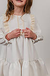 Біла сукня на дівчинку Домініка, розміри 92-116, фото 8