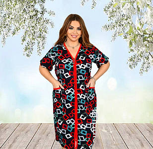 Халат трикотаж великих розмірів