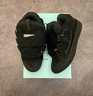 Lanvin Curb Sneakers Black Premium, Кроссовки Lanvin Curb
