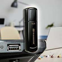 Пластикова флешка-накопичувач даних TRANSEND 8GB 3.0 (206)