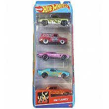 Hot Wheels HW Flames HTV47 Набір машинок Хот Вілс 5 шт