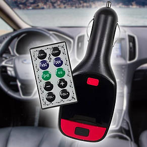 Універсальний автомобільний FM-трансмітер KD-88 з Bluetooth і пультом дистанційного керування, фото 1