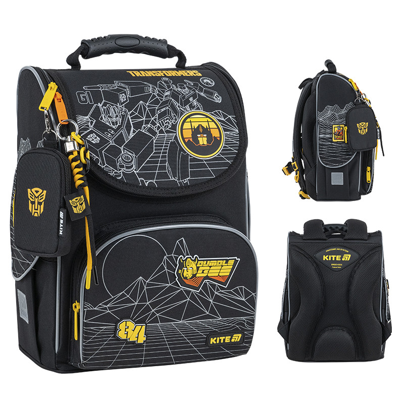 Рюкзак Kite Education каркасний 501S Transformers Generation 35х25х13 см, 115-130 см