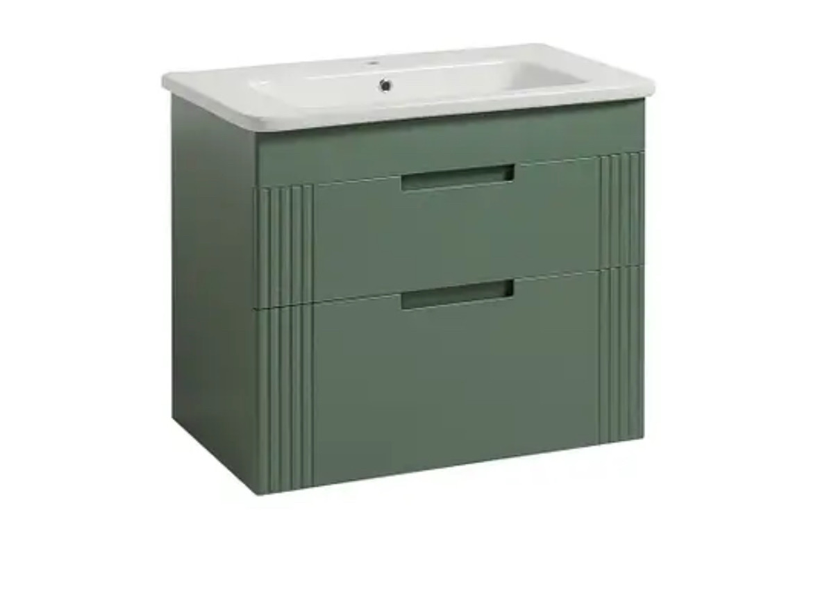 Тумба Олива підвісна з умивальником, різні розміри