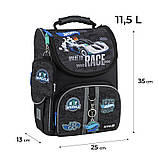 Рюкзак Kite Education каркасний 501S Hot Wheels 35х25х13 см, 115-130 см, фото 3