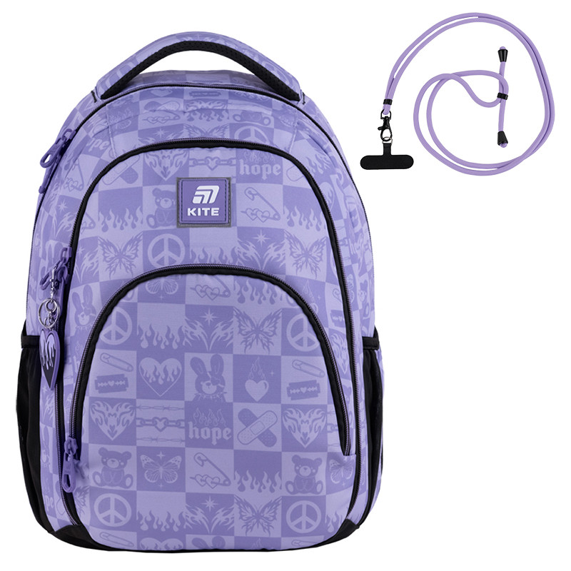 Рюкзак Kite Education teens 905M-3, 42x32x13 см, 19.5 л, 130-145 см