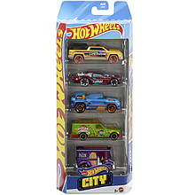 Hot Wheels HW City JBJ75 Набір машинок Хот Вілс 5 шт