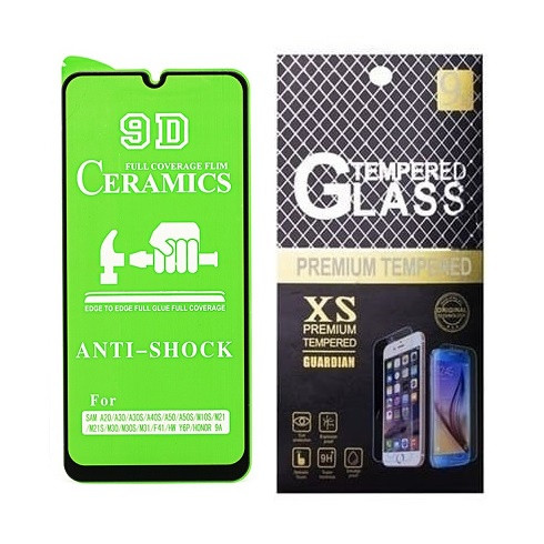 Протиударна захисна плівка Ceramics 9D для Samsung Galaxy A20, A30, A30s, A40s, A50, A50s, M21, M21s, M30s, M31, A205, A305, A307,