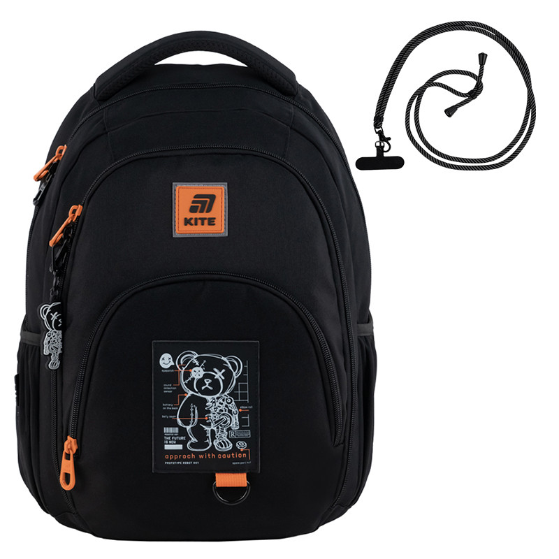 Рюкзак Kite Education teens 905M-1, 42x32x13 см, 19.5 л, 130-145 см