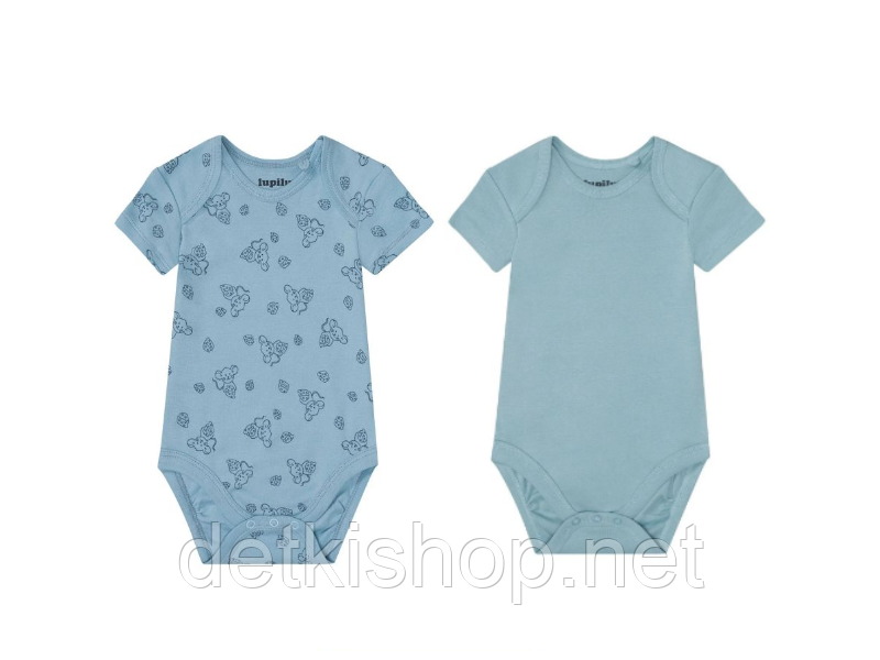 Боді з коротким рукавом для хлопчика набір боді 2 шт. lupilu, фото 1
