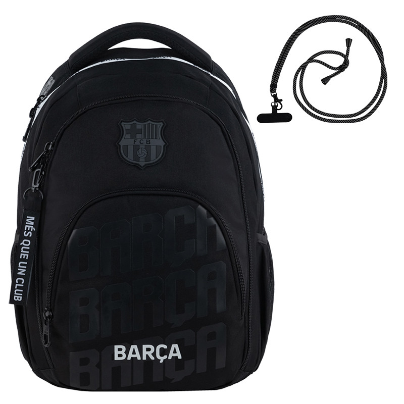 Рюкзак Kite Education teens 905M FC Barcelona 42x32x13 см, 19.5 л, 130-145 см