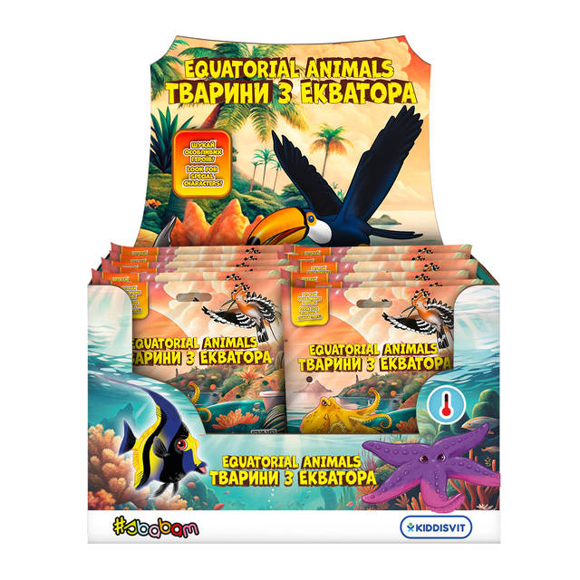 Блок 12 шт. Стретч-іграшка Sbabam Legend of Animals Тварини з