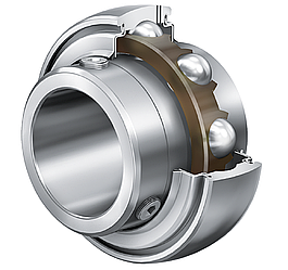 Підшипник GYE55-KRR-B INA (UC211) розміри: 55*100*55,6 закріплювальний типу UC