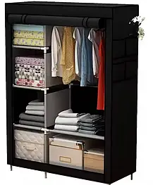 Шафа тканинна на 2 секції STORAGE WARDROBE 28105 складана 105x45x170см