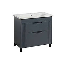 Тумба графіт з умивальником, різні розміри