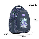 Рюкзак Kite Education teens 8001M-3, 40x29x17 см, 20.5 л, 130-145 см, фото 4