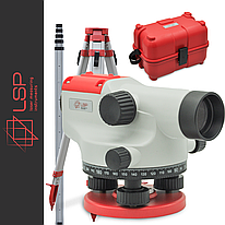 Нівелір оптичний LSP LX-32 + штатив + рейка 5 м