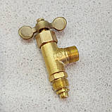 Вентиль ріжучого кисню кутовий G3/8" / G3/8" MESSER GRIESHEIM, фото 2