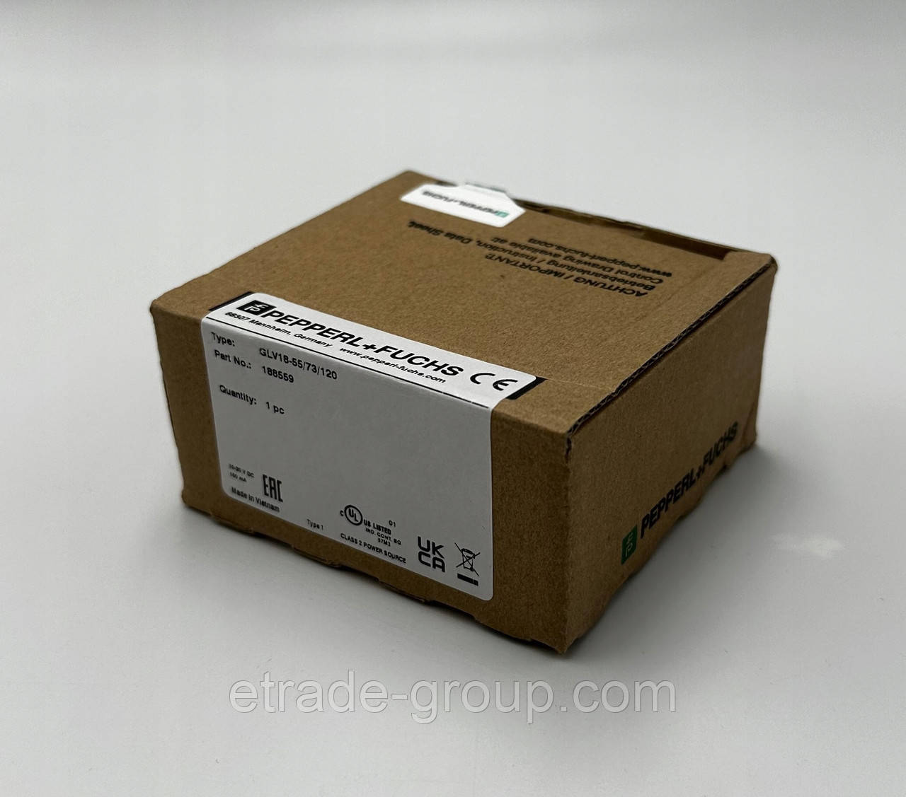 Фотоелектричний датчик 188559 Pepperl+Fuchs GLV18-55/73/120, фото 1