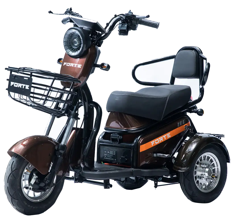 Трицикл акумуляторний S1-P600 , Коричневий