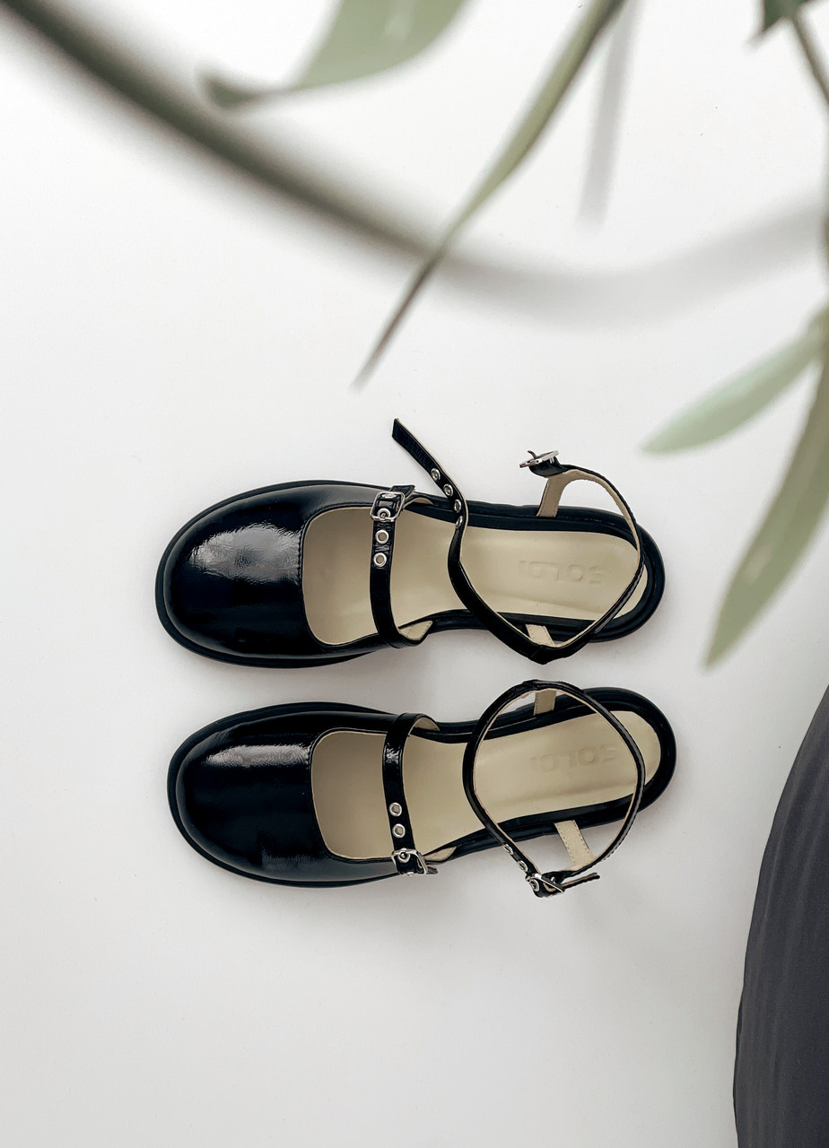 Лакові туфлі на низькому ходу. ОПТ., фото 1