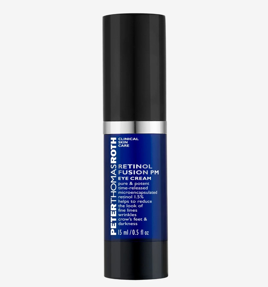 Peter Thomas Roth Retinol Fusion PM Eye Cream 15 мл: нічний крем для очей з ретинолом для боротьби зі зморшками та темними колами