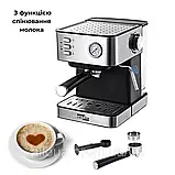 Кавомашина Zepline на 2 чашки Кавоварка з капучинатором Кавоварка на 2 чашки Кавоварка з підігрівом чашок К2, фото 2