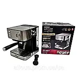 Кавомашина Zepline на 2 чашки Кавоварка з капучинатором Кавоварка на 2 чашки Кавоварка з підігрівом чашок К2, фото 3