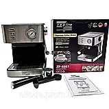 Кавомашина Zepline на 2 чашки Кавоварка з капучинатором Кавоварка на 2 чашки Кавоварка з підігрівом чашок К2, фото 5