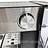 Кавомашина Zepline на 2 чашки Кавоварка з капучинатором Кавоварка на 2 чашки Кавоварка з підігрівом чашок К2, фото 9