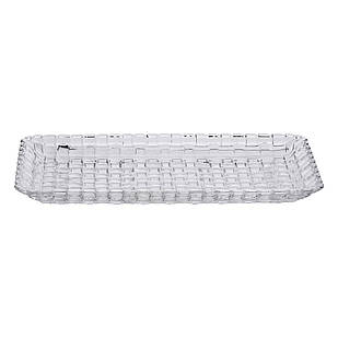 Блюдо для закусок скляне 25*12,5*1,5 см прямокутне HP-YH-33